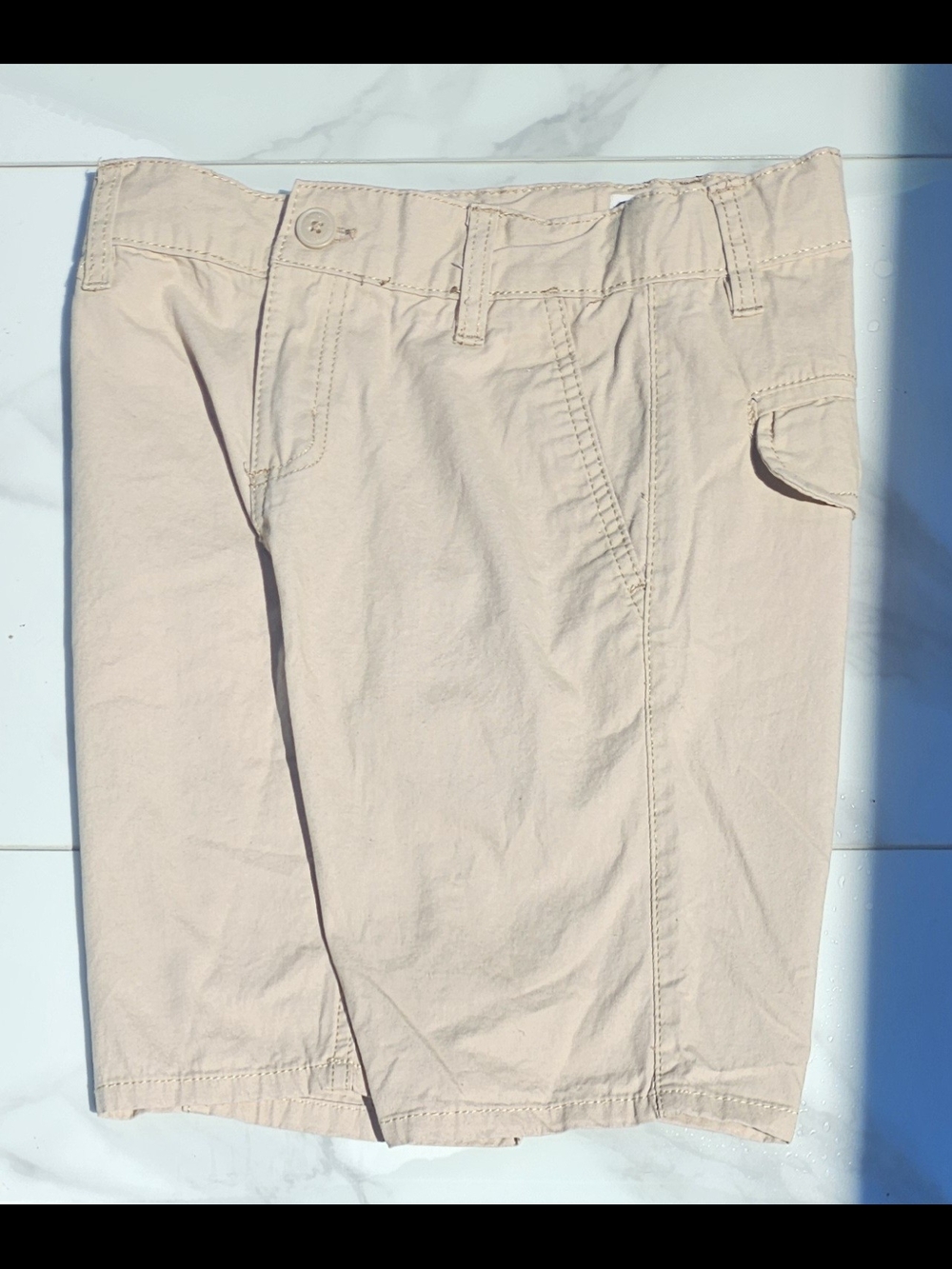 DKNY Kids 10 Beige Khaki Shorts Chino Casual